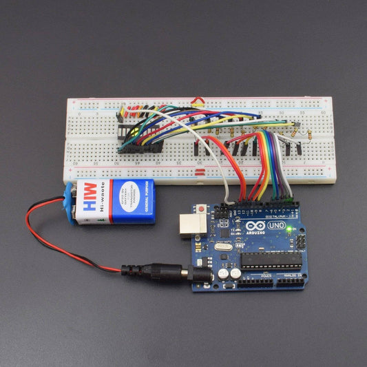 make a project using 10 segment led bar graph scrolling using arduino uno-kt721make a project using 10 segment led bar graph scrolling using arduino uno-kt721