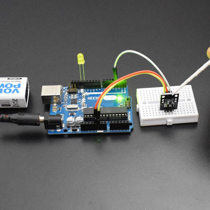 Turn LED On/Off using Light Blocking Sensor - KT657 - REES52