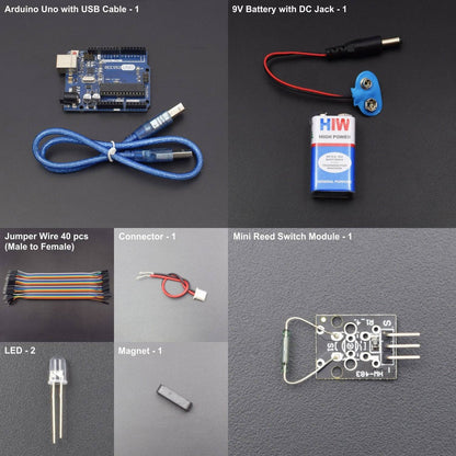 Control LED Bulb using Mini Reed Switch Module - KT656 - REES52