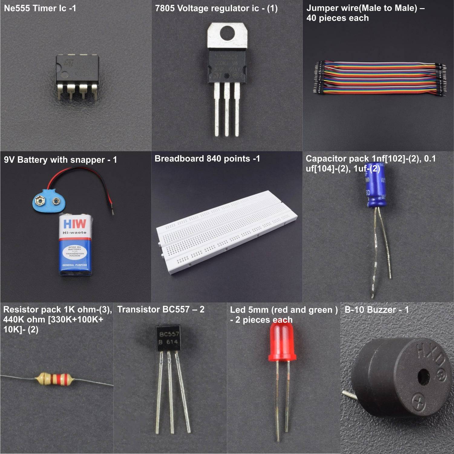 Making a Break failure Indicator using 555 Timer IC - KT954 - REES52