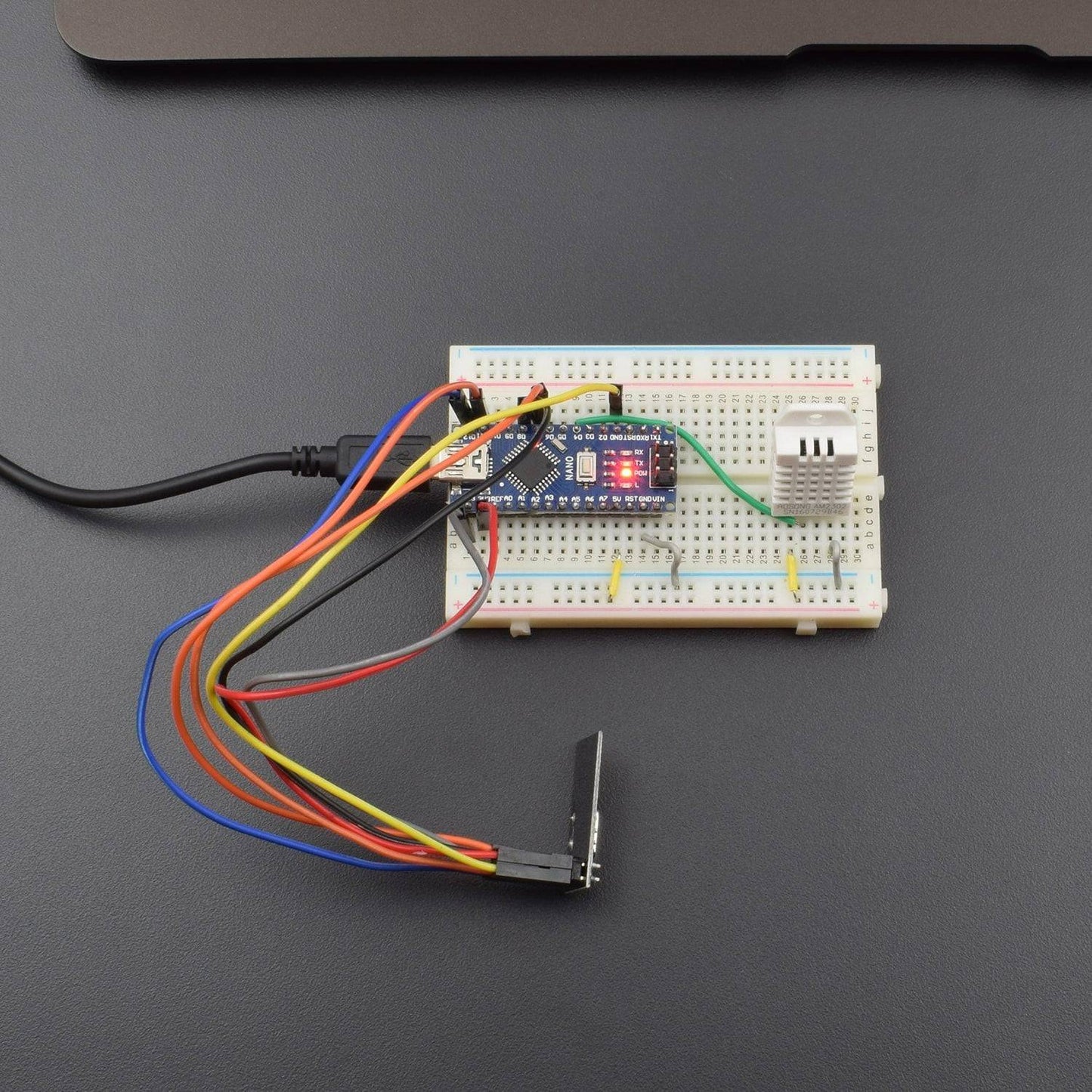 Make a wireless weather station using DHT22 sensor NRF24LO1 module and DS3231 RTC interfacing with Arduino Nano and DUE - KT865 - REES52