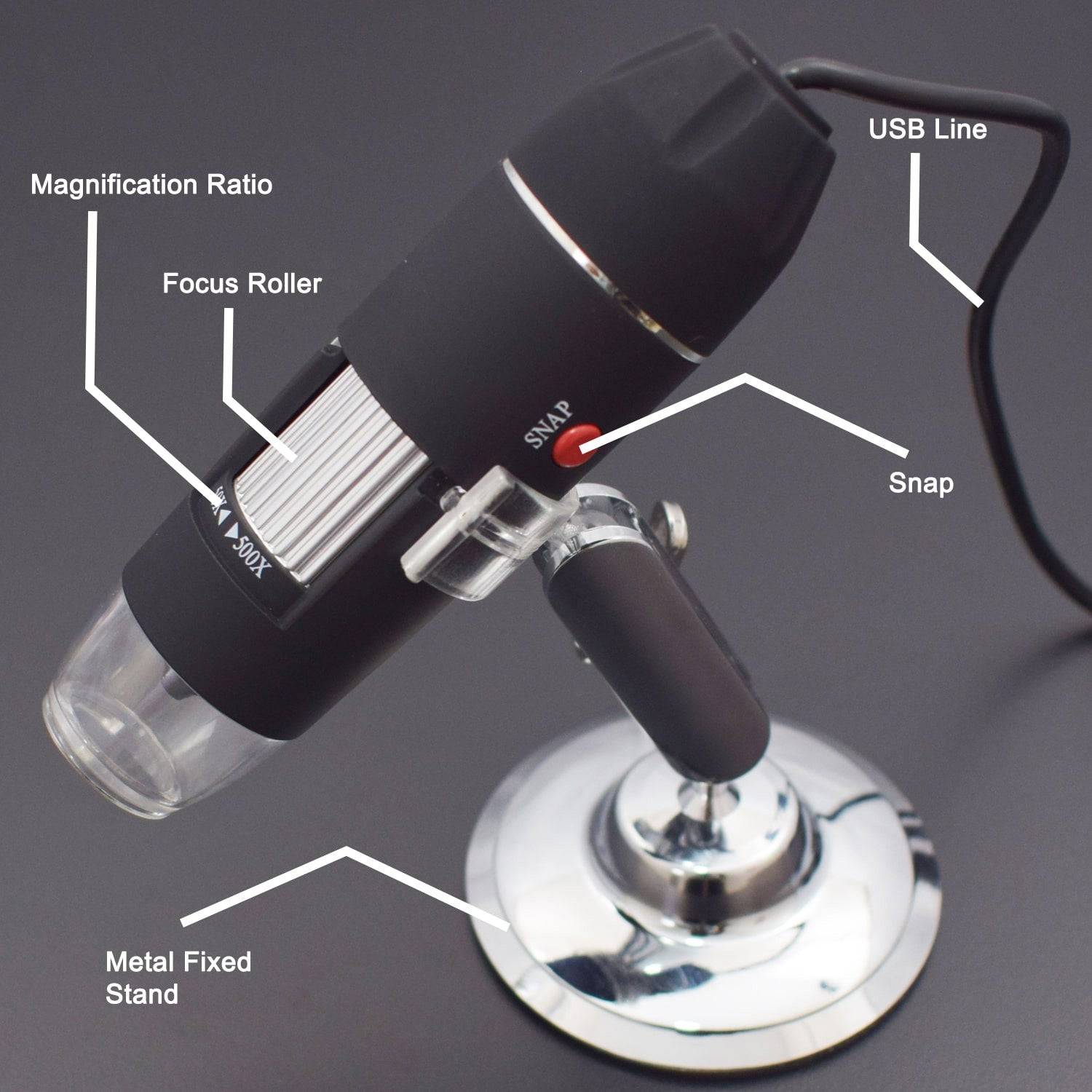 USB Microscope Camera Endoscope Magnifier Video – REES52