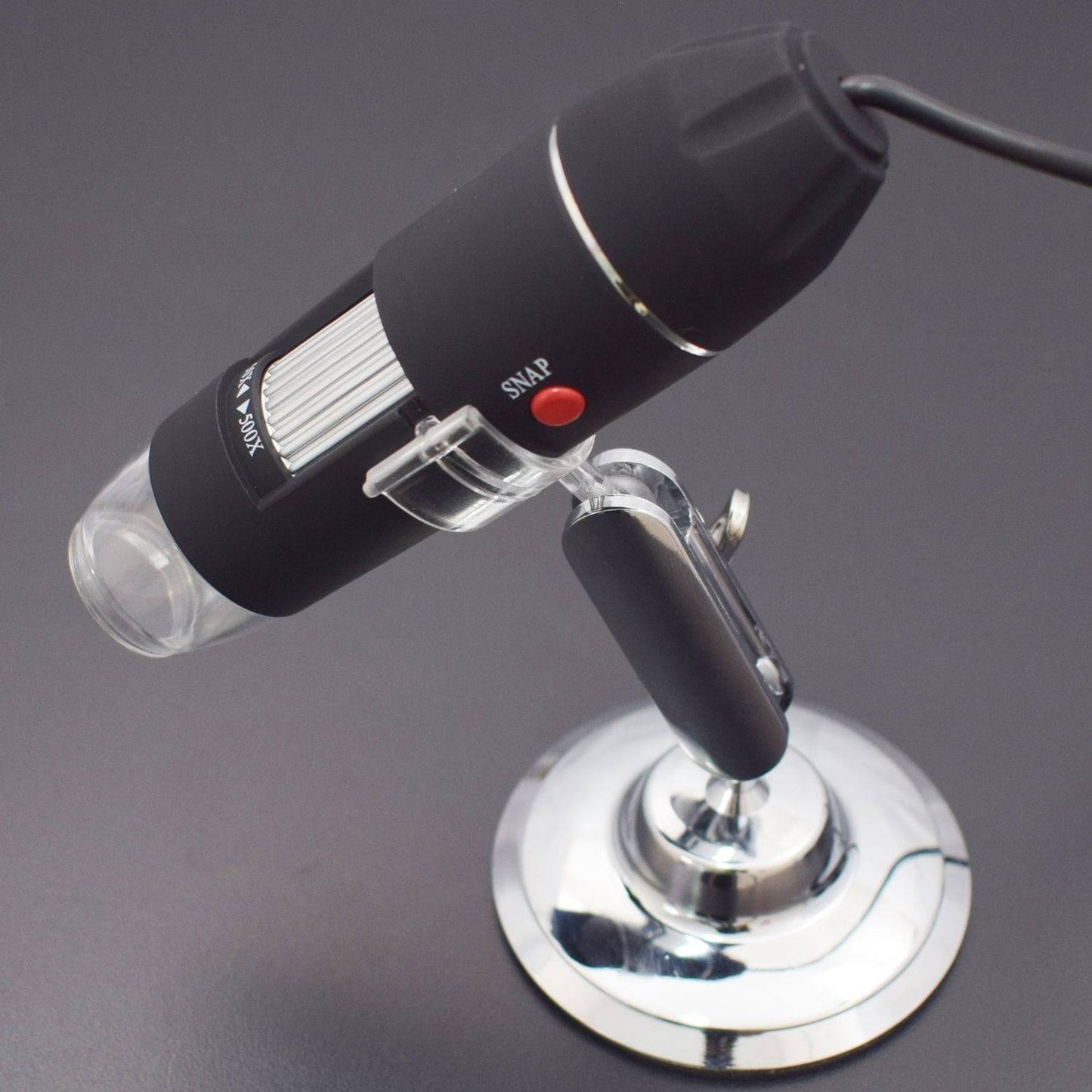 USB Microscope Camera Endoscope Magnifier Video Digital Electronic Mini Holder Repair Portable Stand Zoom 500 x 50x - RS481 - REES52