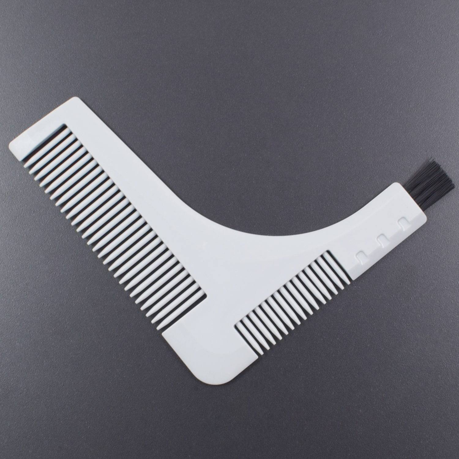 Beard Comb For Shaping And Styling-Premium Quality Beard Template With Inbuilt Comb (Color may vary) - RS1996 - REES52