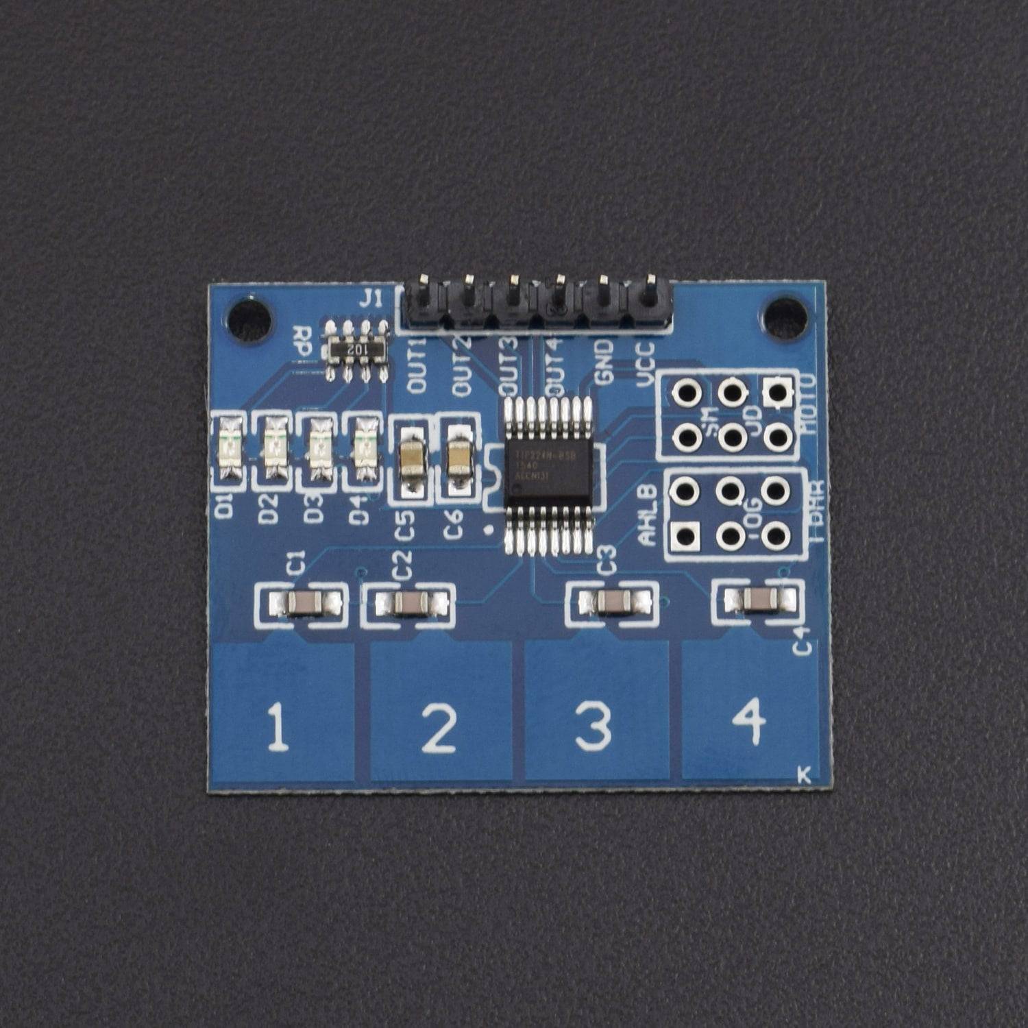 Control  2 channel relay module using TTP224B- 4 channel keypad module  interfacing with arduino nano - KT923 - REES52