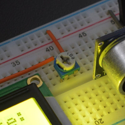 Measuring the distance using HC SR-04 and Display the Data on LCD interfacing with Arduino uno - KT930 - REES52