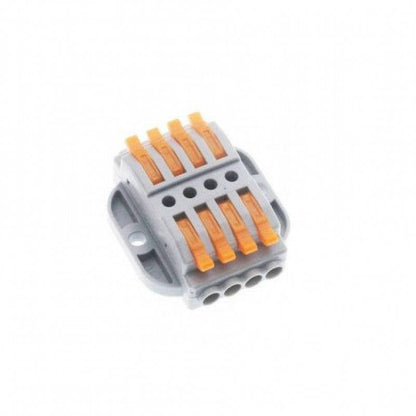 PCT-218 0.08-2.5mm 8 Pole Wire Connector Terminal Block with Spring Lock Lever for Cable Connection - RS3579 - REES52
