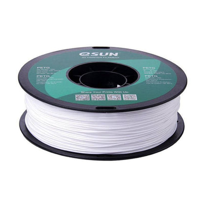 eSun PETG 1.75mm 3D Printing Filament 1kg - Solid White - RS3361 - REES52