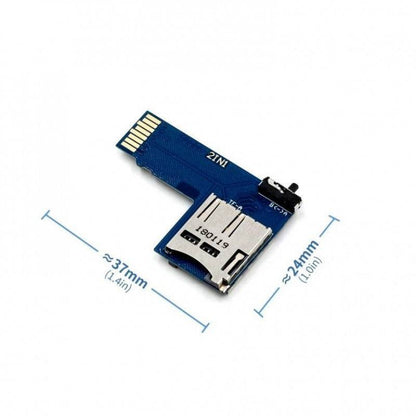 2-IN-1 Raspberry Pi Dual TF / SD Card Switcher Adapter - RS3497 - REES52
