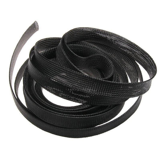 Nylon 25mm Expandable Braided Sleeve for Wire Protection - 2M Length - RS3671 - REES52