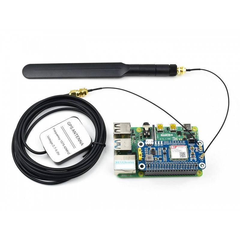 Waveshare NB-IoT / Cat-M(eMTC) / GNSS HAT for Raspberry Pi, Globally Applicable - RS2054 - REES52