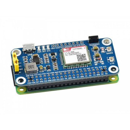 Waveshare NB-IoT / Cat-M(eMTC) / GNSS HAT for Raspberry Pi, Globally Applicable - RS2054 - REES52