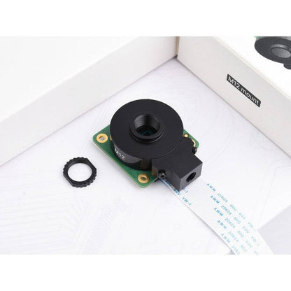 Raspberry Pi High Quality Camera M12, 12.3MP IMX477R Sensor, High Sensitivity, Supports M12 mount Lenses-RS5058 - REES52