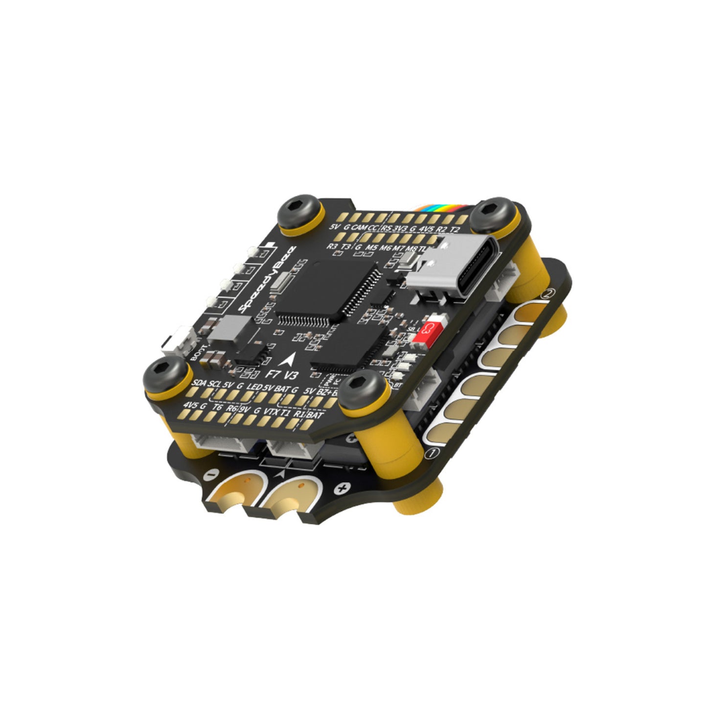 SpeedyBee F7V3 Flight Controller With Stack SB-STACK-F7V3-50A Flight Controller All-in-One FPV Flight Controller High-Performance Drone Stack F7 Flight Controller with 50A ESC - RS6921