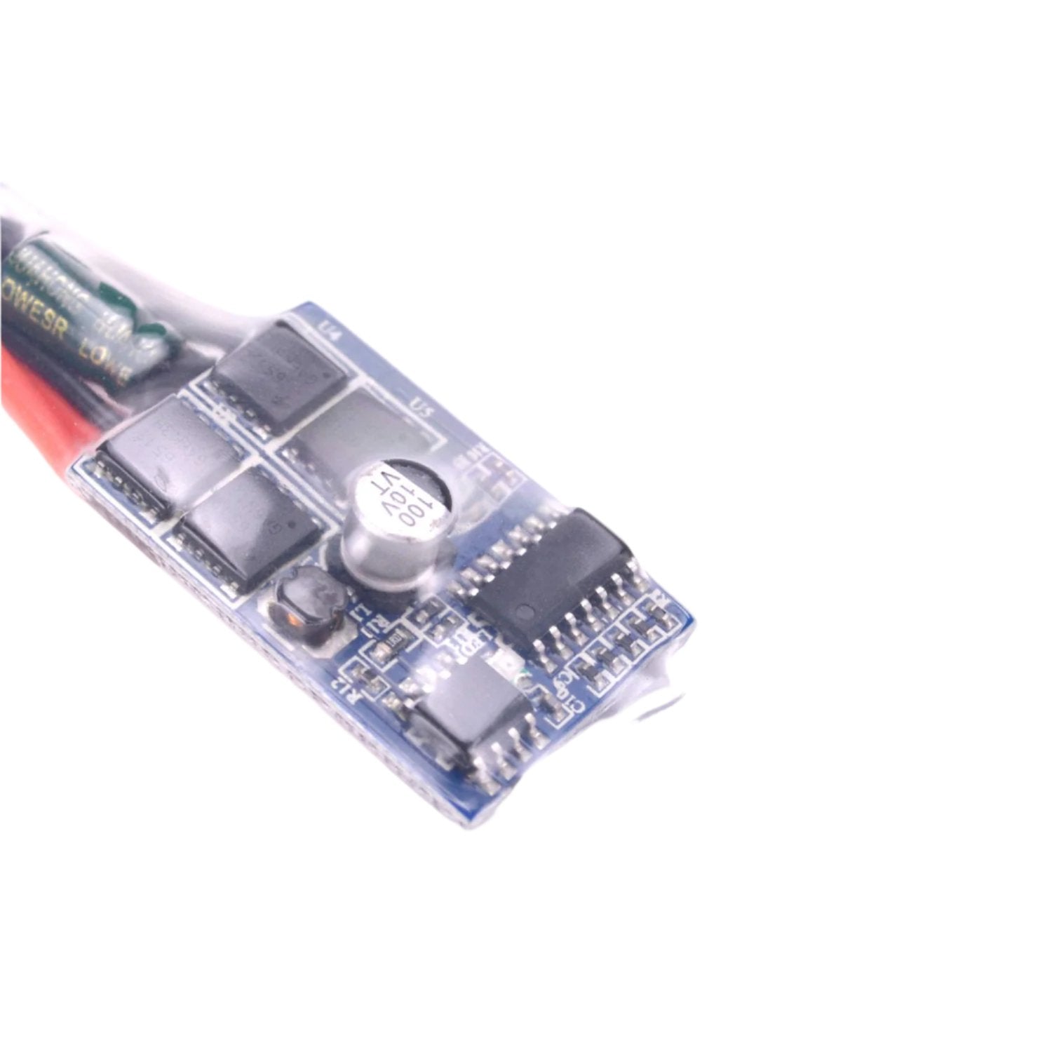 30A Brushed ESC Electronic Speed Controller No Brake Brushed Motor Controller 30A 4-8V ESC Two Way RC 1/16 1/18 1/24 Car Boat Tank Brushed Motor Speed Controller - RS7313