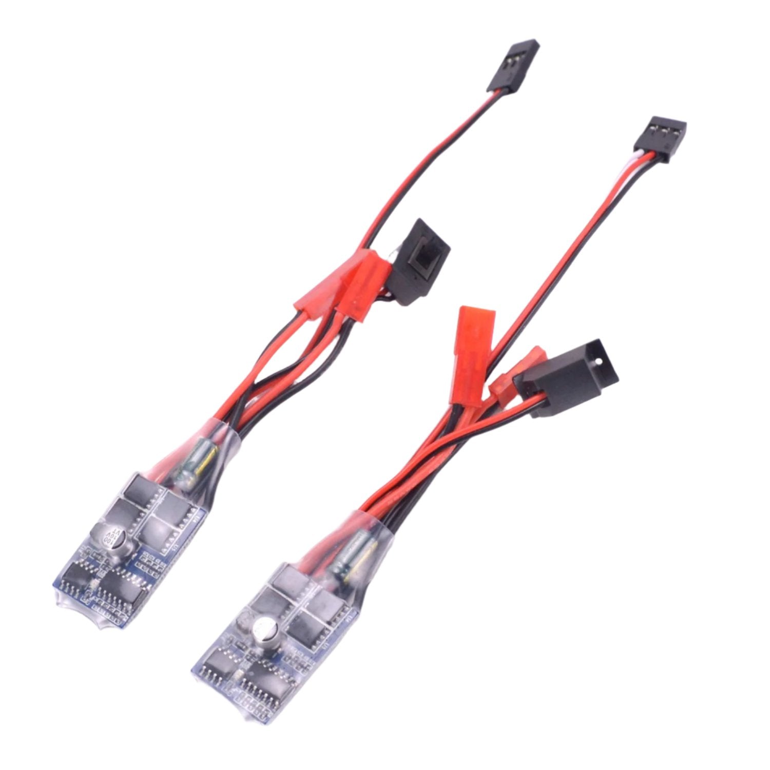 30A Brushed ESC Electronic Speed Controller No Brake Brushed Motor Controller 30A 4-8V ESC Two Way RC 1/16 1/18 1/24 Car Boat Tank Brushed Motor Speed Controller - RS7313