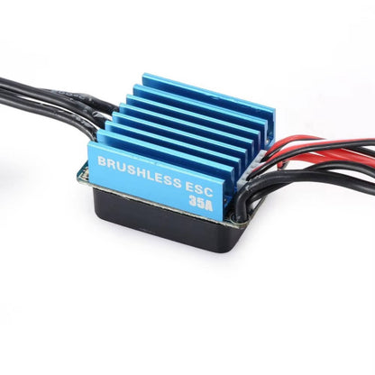 RC 2440 6800KV/4600KV/4000KV  Sensorless Brushless Motor & 35A ESC High-Performance For 1/14 1/16 RC Car Combo