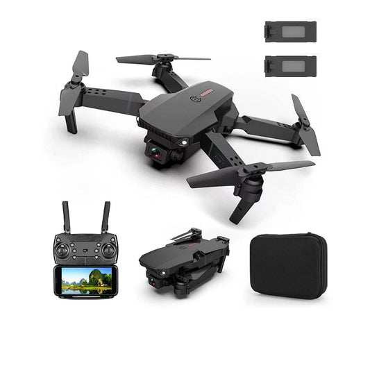 Poldable DM97 Foldable Drone With 4K Dual Camera DM97 Trajectory Flight Controllable Drone 360° Rotational DM97 Mini Drone For Experience the Thrill of Flight From a Pocket-Sized Drone For Kids and Adult - RS5929