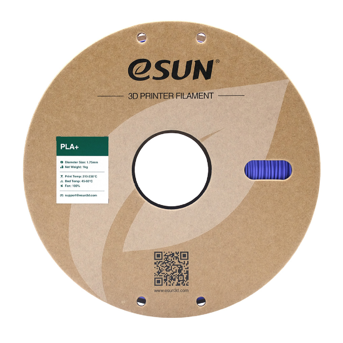 Filment Paper Buy eSUN PLA+1.75mm Filament - Very Peri with Eco-friendly Paper Core ...
