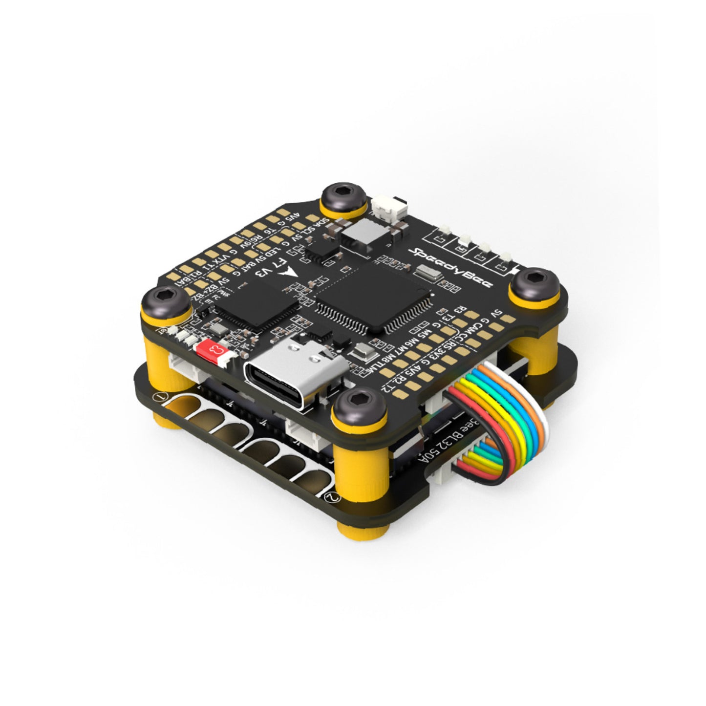 SpeedyBee F7V3 Flight Controller With Stack SB-STACK-F7V3-50A Flight Controller All-in-One FPV Flight Controller High-Performance Drone Stack F7 Flight Controller with 50A ESC - RS6921