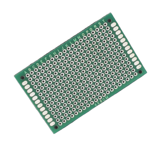 4x6 cm universal pcb prototype board - double-sided pcb fr4 pcb with 0.1" (2.54mm) through-holes for diy electronic projects - rs155 4x6 cm universal pcb prototype board - double-sided pcb fr4 pcb with 0.1" (2.54mm) through-holes for diy electronic projects - rs155