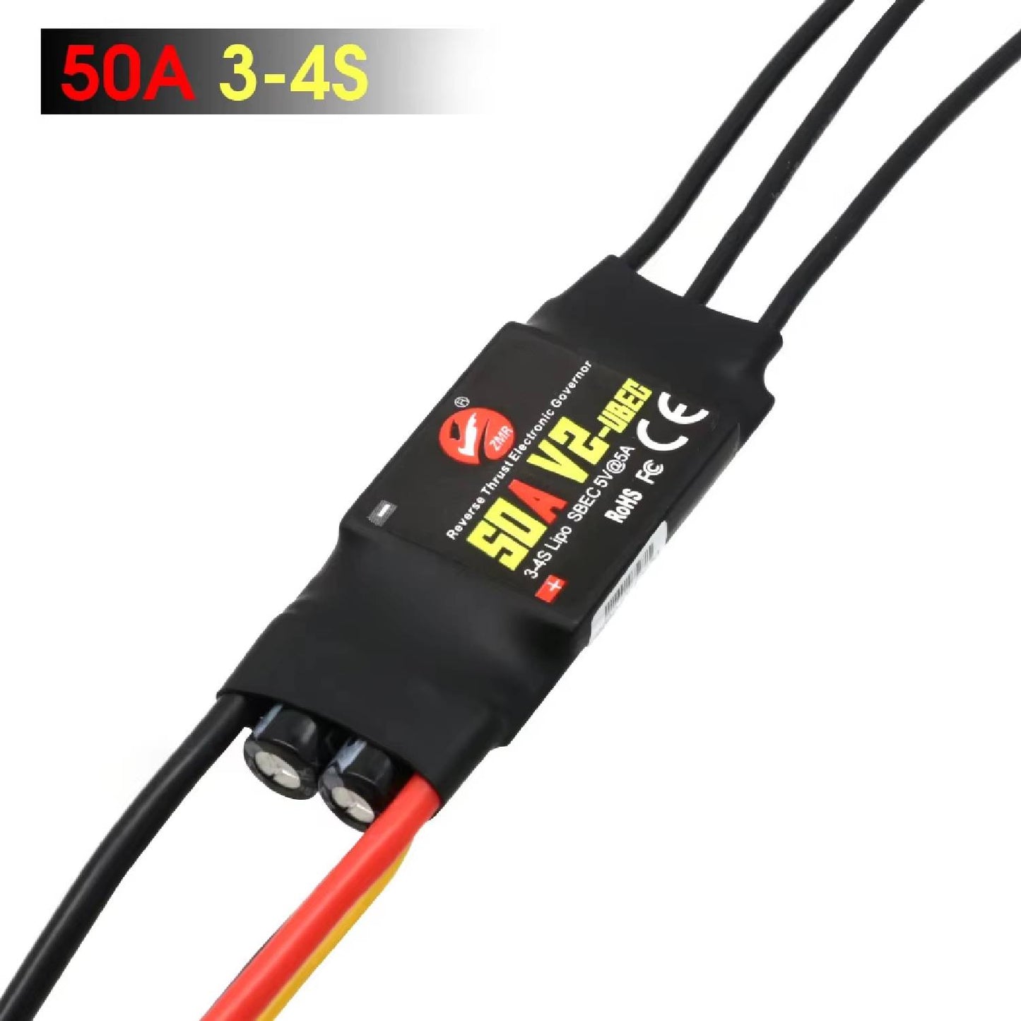 ZMR Brushless ESC 40A 50A 80A 100A V2 - 2-4S With BEC/UBEC For Quadcopters & Helicopters Drone Speed Controller RC Quadcopters And Helicopters