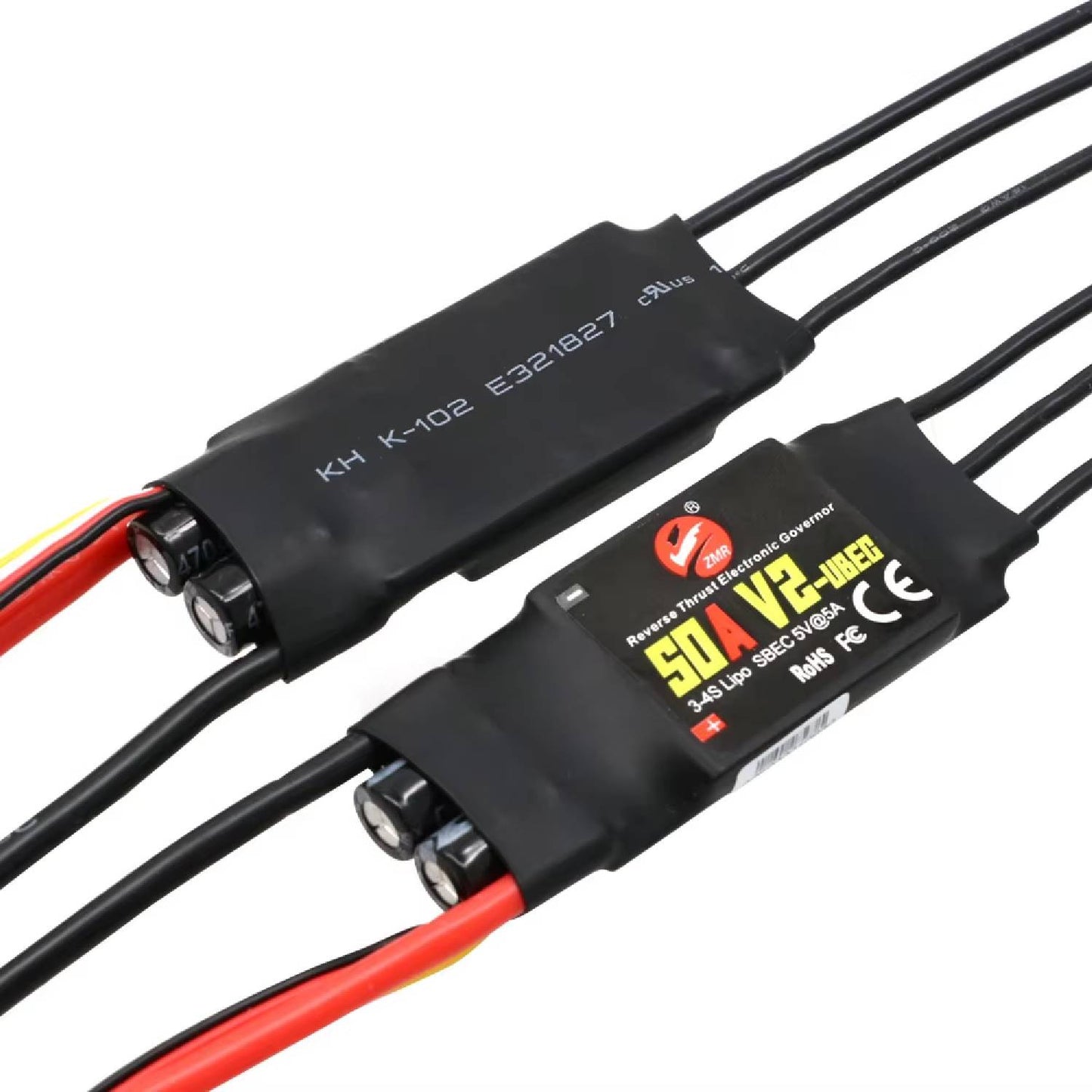 ZMR Brushless ESC 40A 50A 80A 100A V2 - 2-4S With BEC/UBEC For Quadcopters & Helicopters Drone Speed Controller RC Quadcopters And Helicopters