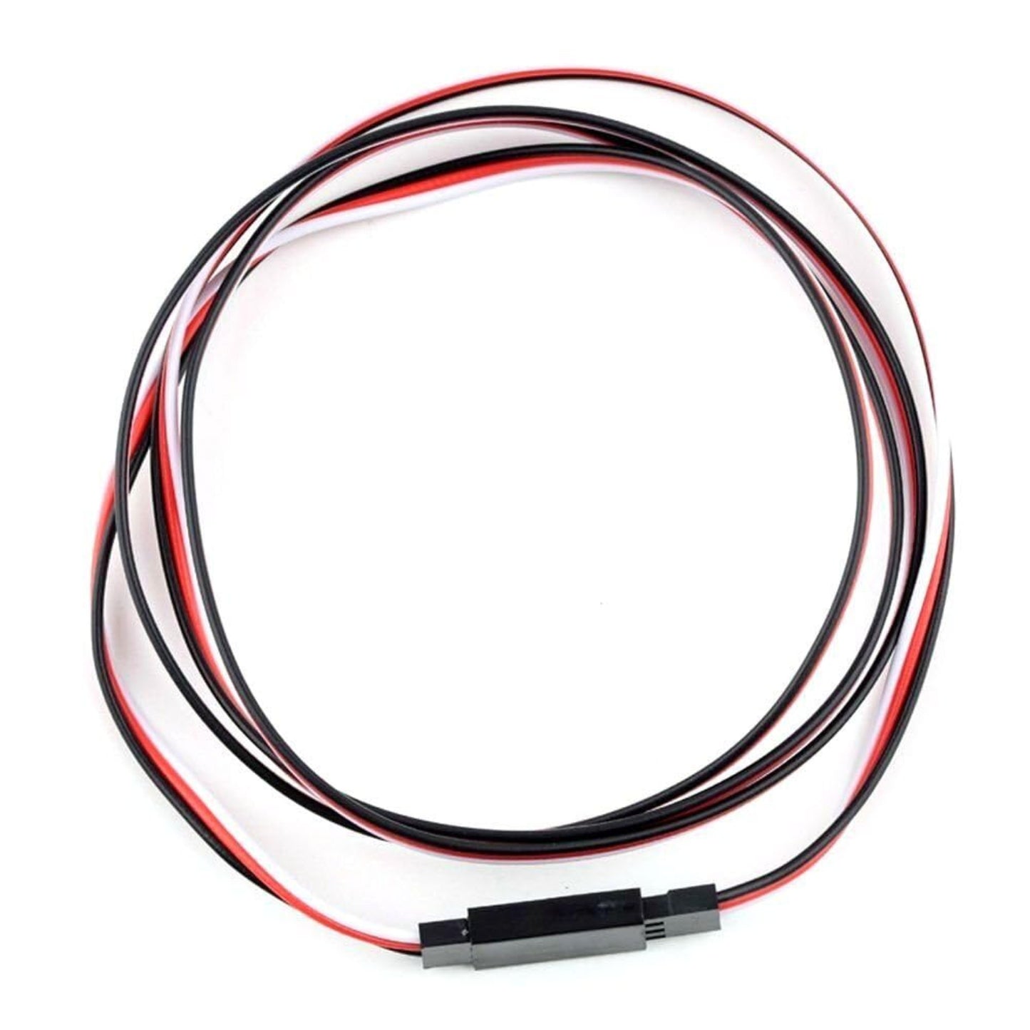 SafeConnect 45Cm Flat Servo Extension Cable 45cm Flat Futaba Servo Extension Cable 22AWG Servo Extension Lead Durable Flat Servo Extension For High-Quality Servo Extension - RS3678