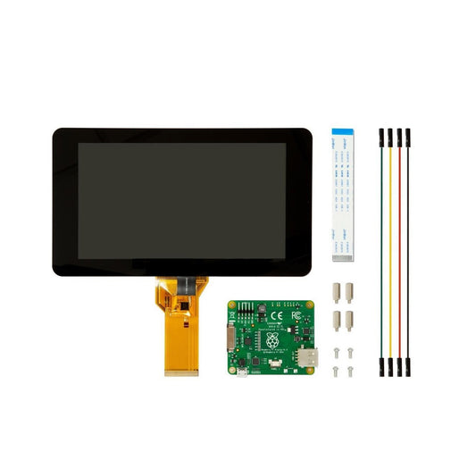 Raspberry Pi 7"Capacitive Touchscreen Display 19.4 cm (7 Inch) Official Raspberry Pi Display With High-Resolution Capacitive Touchscreen - RS3069