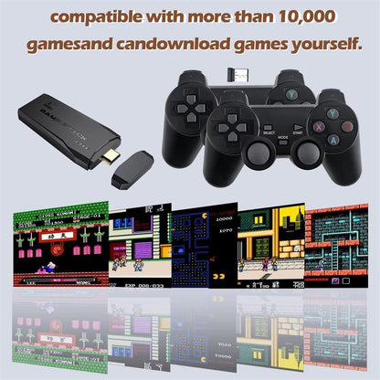 M8 Wireless HDMI Game Console 10,000+ Built-in Games Retro Gaming Stick-RS3073