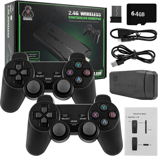 M8 Wireless HDMI Game Console 10,000+ Built-in Games Retro Gaming Stick-RS3073
