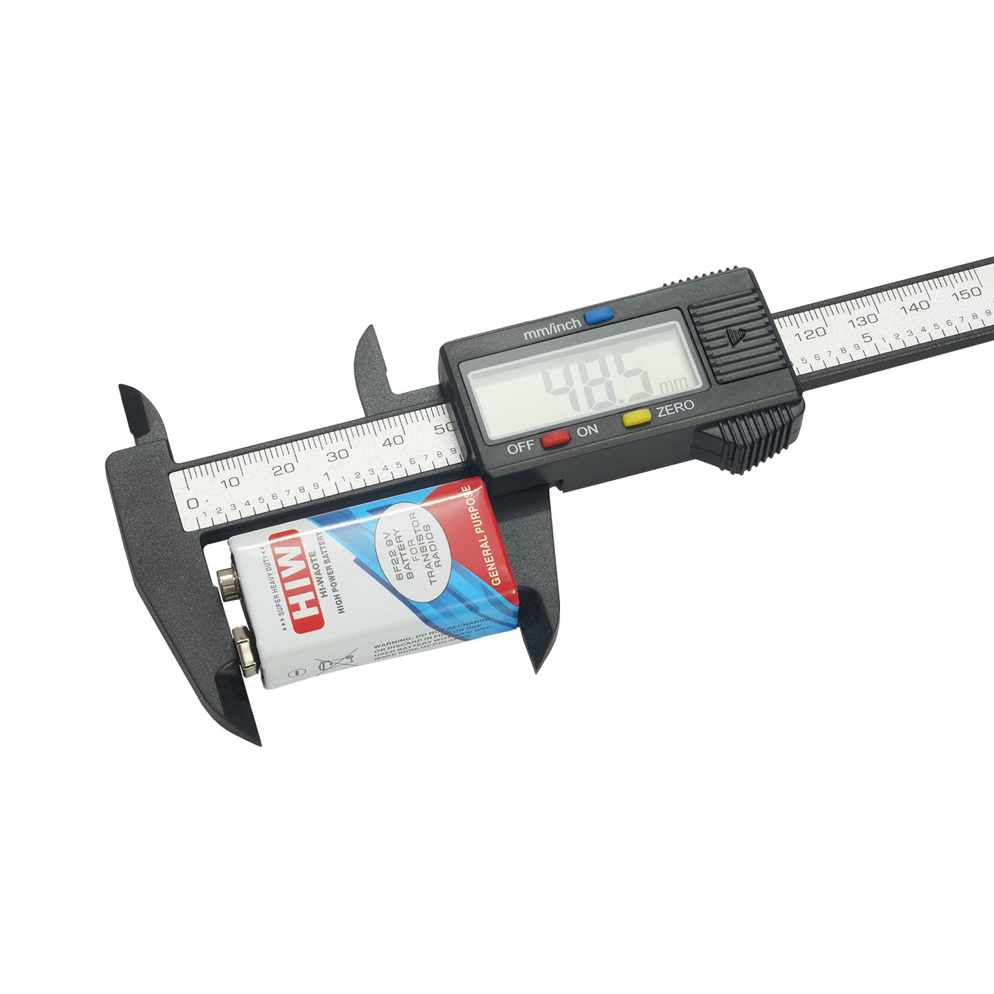 Gripx 150mm Digital Vernier Caliper with LCD Display 6 Inch LCD Electronic Measuring Tool For Workshops & Laboratories - RS9609