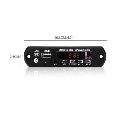 Bluetooth MP3 Decoder Board Audio Receive Module Support U-Disk TF Card - AA164 - REES52