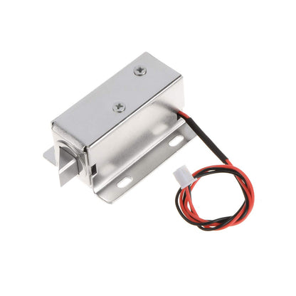 24V Electromagnetic Solenoid 1240 24V DC 0.6A 7.5W Solenoid Door Lock Electromagnetic Solenoid Lock Assembly for Electric Lock Cabinet Door Lock - AB104