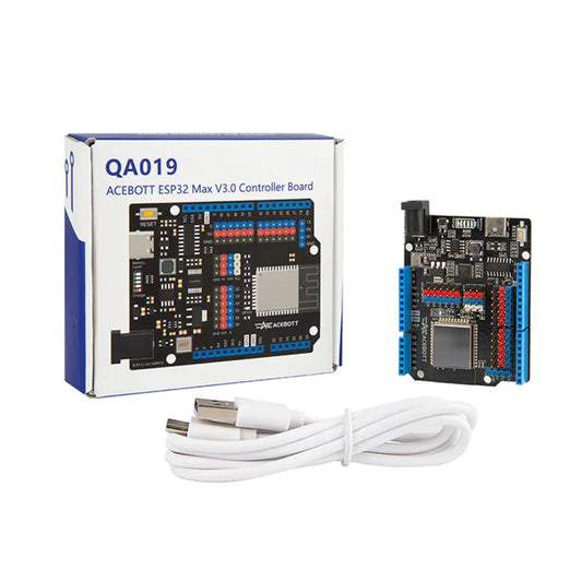 ACEBOTT ESP32 Max V3.0 Controller Board High-Performance 240MHz Dual-Core, Onboard WiFi/Bluetooth, 34 GPIO & Built-in Battery Management ACEBOTT ESP32 Max V3.0 Controller Board High-Performance 240MHz Dual-Core, Onboard WiFi/Bluetooth, 34 GPIO & Built-in Battery Management-picture-19