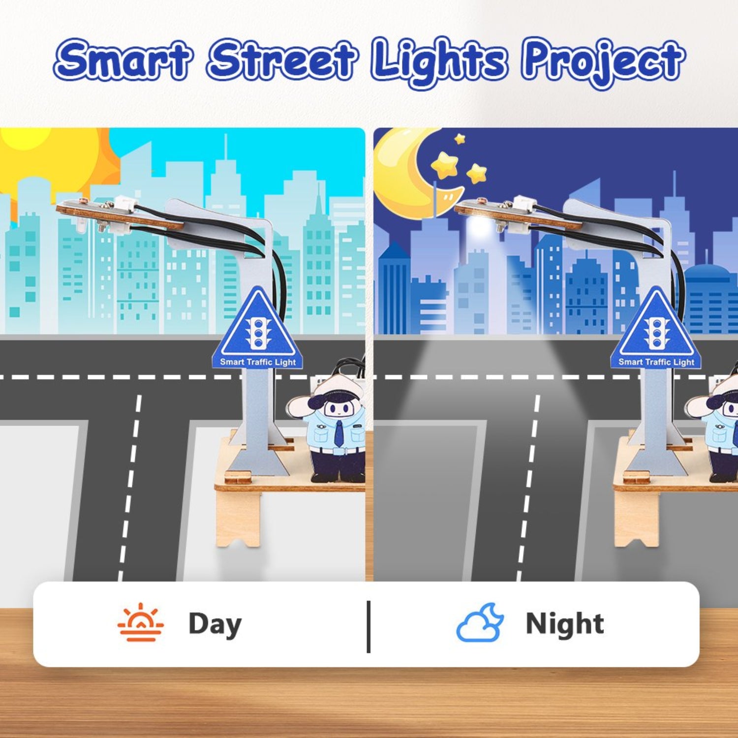 ACEBOTT QE027 Smart Traffic Systems STEM Kit