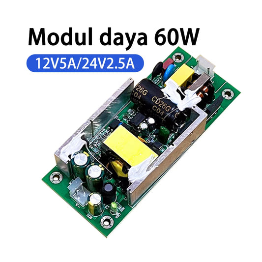 Aideepen AC to DC Power Supply Module AC 220V to DC 12V/24V Isolated Switching Power Supply With Adjustable Output  2.5A 5A Step Down Converter Module