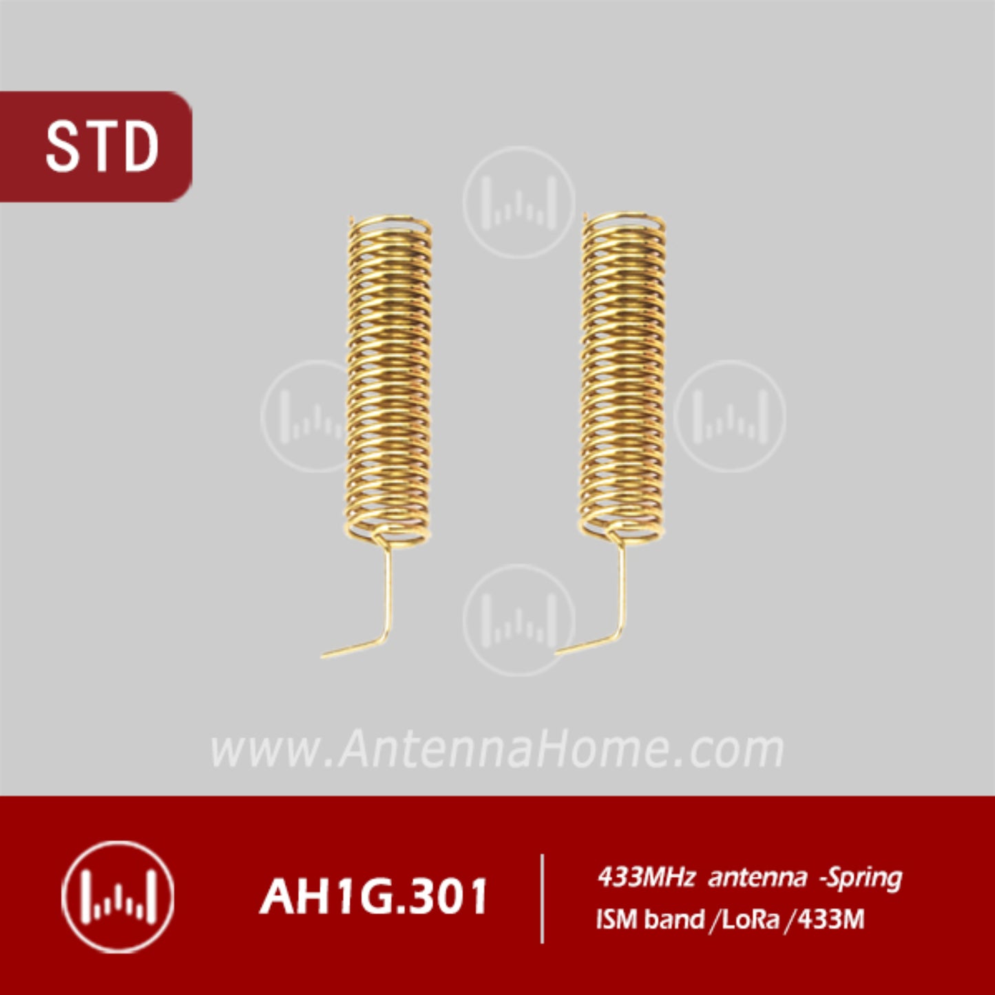 Antennahome Ah1g.301 Spring Dip Antenna High-gain 433mhz Lora Spring 