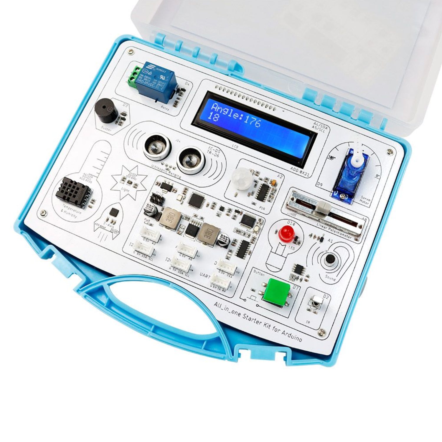 REES52 All-in-one Tinkering Kit Including 15 Sensors & 21 Lessons
