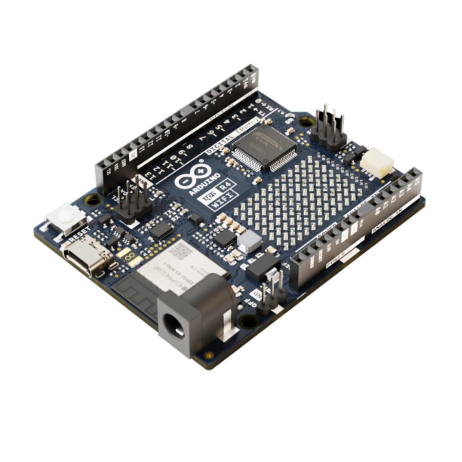 Indian Arduino Official Arduino UNO EK (एक) R4 WiFi Made in India with RA4M1 / ESP32 ...