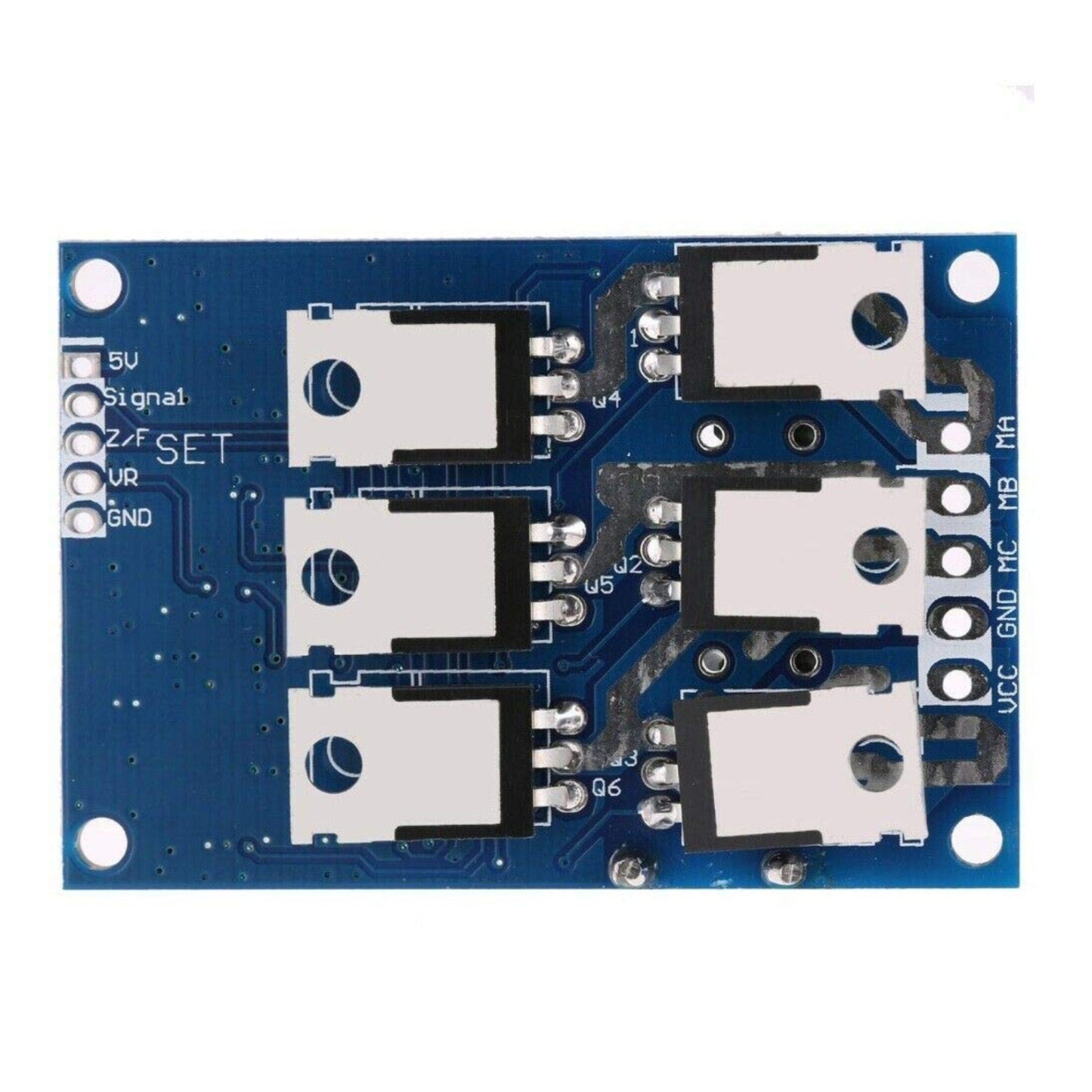 DC 12-36V Brushless Motor Controller Driver Board 500W Brushless Motor Controller High-Power 500W BLDC Motor Controller For 3-Phase Brushless Sensorless Motor - Blue - RS5722