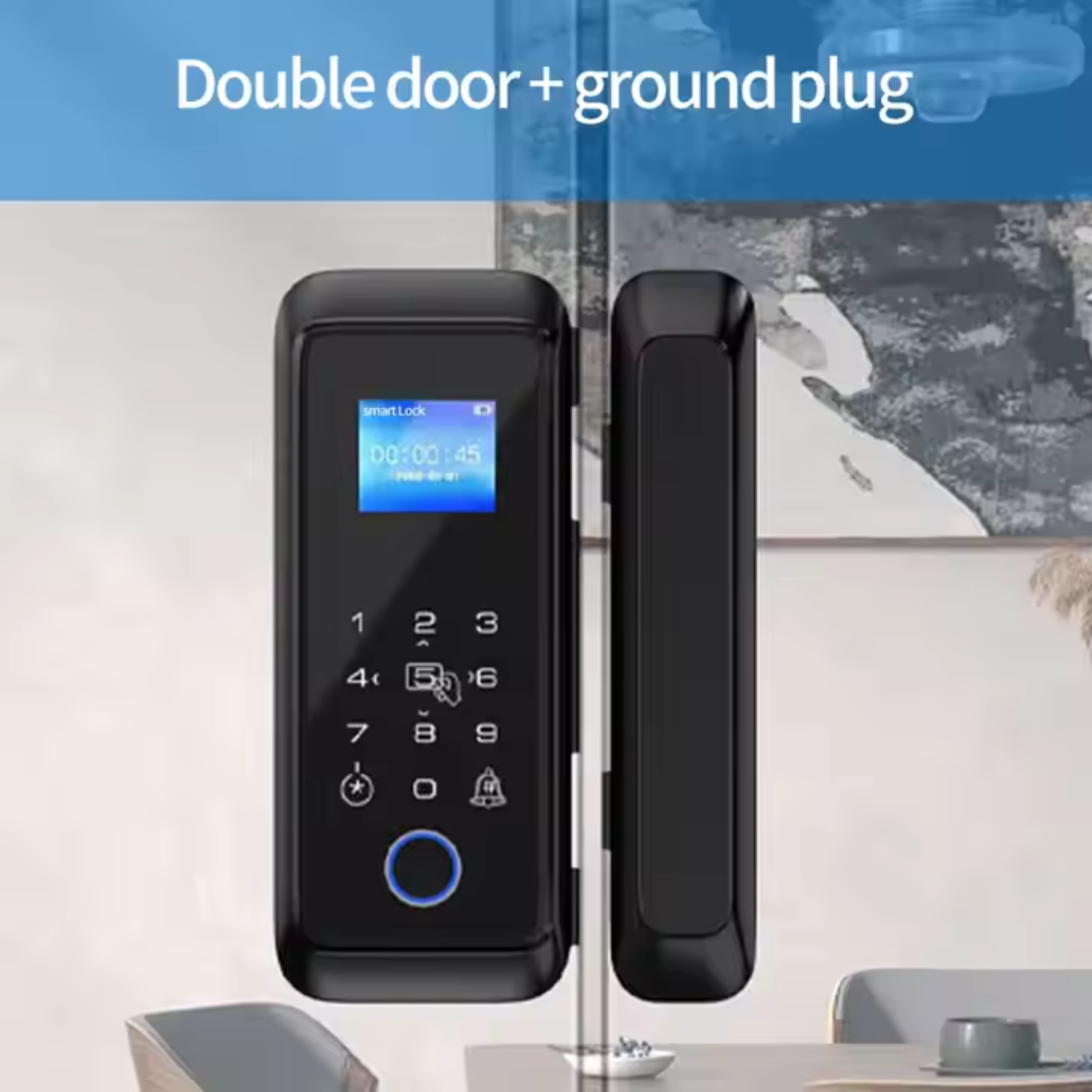 Tuya app compatible fingerprint passcode smart lock