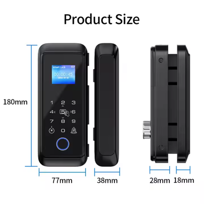 Bluetooth smart lock with app and card access for office