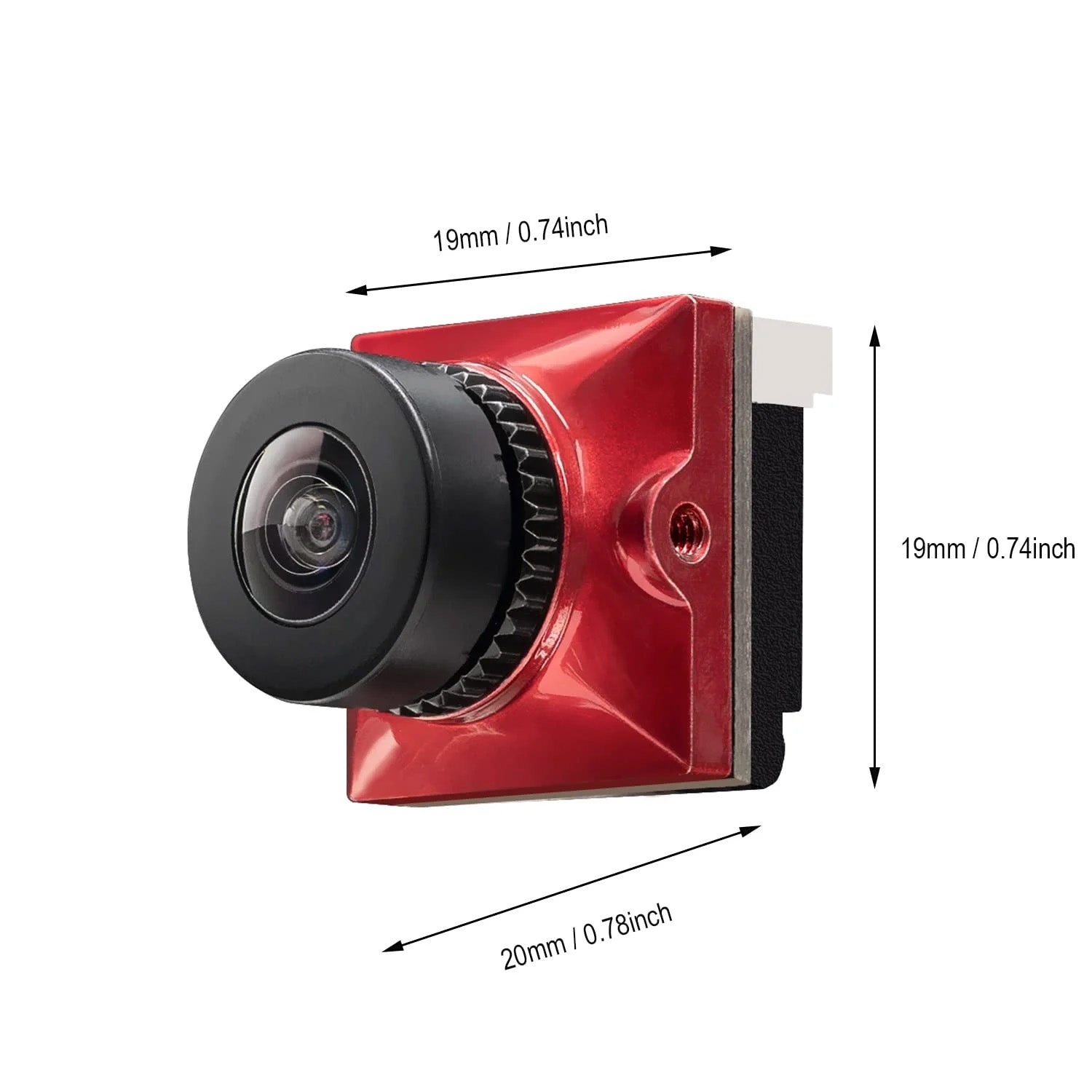 Caddx Ratel 2 1/1.8″ 1200TVL FPV Camera 2.1mm FPV camera  FPV Micro Camera Ratel 2 Starlight 1200TVL 1/1.8' 2.1mm NTSC PAL 16:9 4:3 Switchable Super WDR for FPV Racing - Red - RS7281