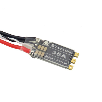 Cyclone 35A ESC 2-6S Blheli_S DSHOT600 ESC Racing OPTO Brushless ESC For RC Drone FPV Racing 2-6S Power Supply For RC FPV Quadcopter Airplanes Drone - RS7312