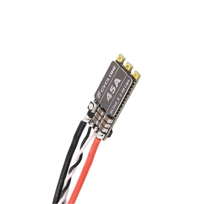 Cyclone 45A ESC BLHeli_S 2-6S Power Supply For RC FPV Quadcopter Aircraft Drone 2-6S Lipo Brus ESC Electronic Speed Controller Built-in Programmable RGB LED For RC FPV Drone Quadcopter - RS7318