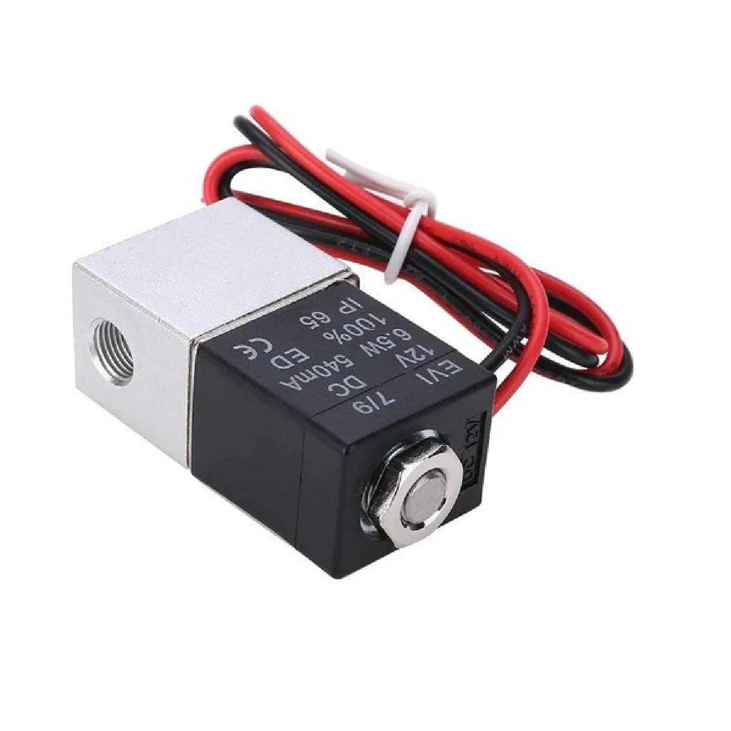 DC 12V 1/8 inch Solenoid Valve Mechanical Parts Normally Closed Electric Solenoid Valve 2 Way Positions Solenoid Valve For Water Air Pneumatic Tool For Gas, Liquid Tools - RS3397