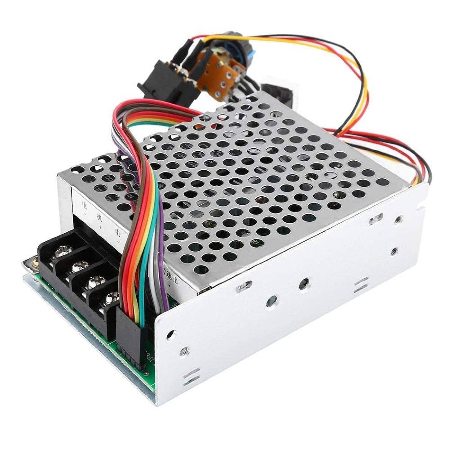 12V/24V/36V 40A PWM DC Motor Speed Controller 10V-55V 40A DC Motor Speed Controller With Forward/Reverse Switch, Adjustable Knob,And Digital Display High Power 40A Speed Controller For DC Motors - RS1709