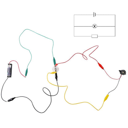 DIY Electric Circuit Set 2-in-1 Electric Circuit Motor Kit DIY Electric Circuit Learning Kit For Educational Activities - RS6176