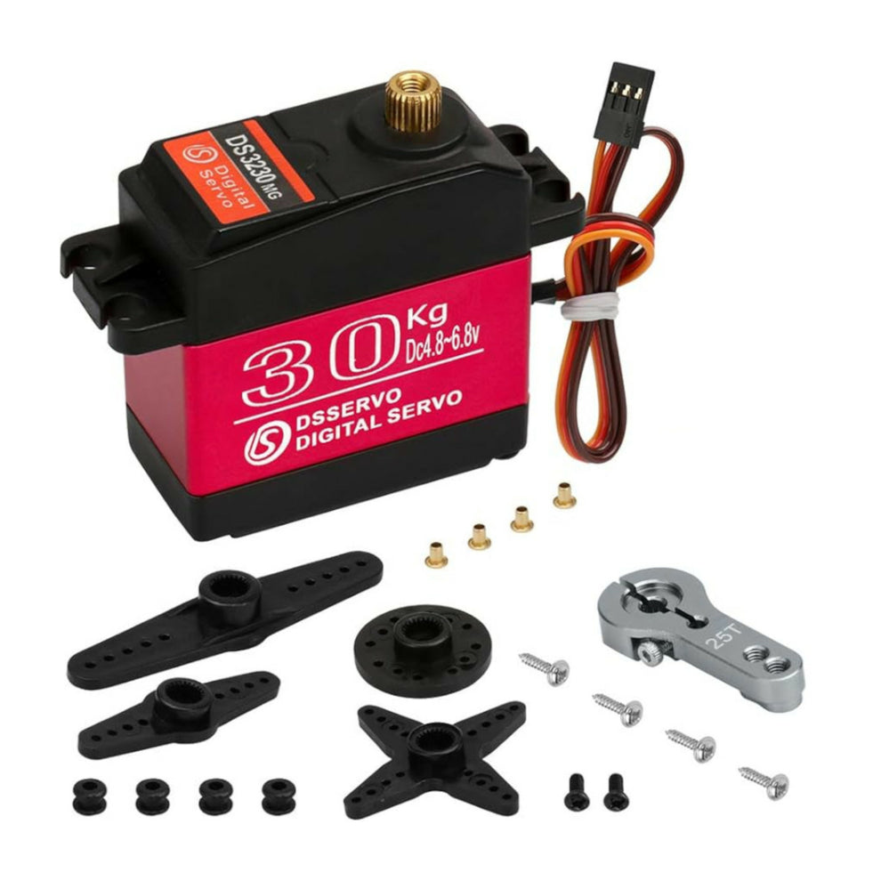 DSServo DS3230 30kg Waterproof Servo Motor 180°, 270°, 360° Optional ...